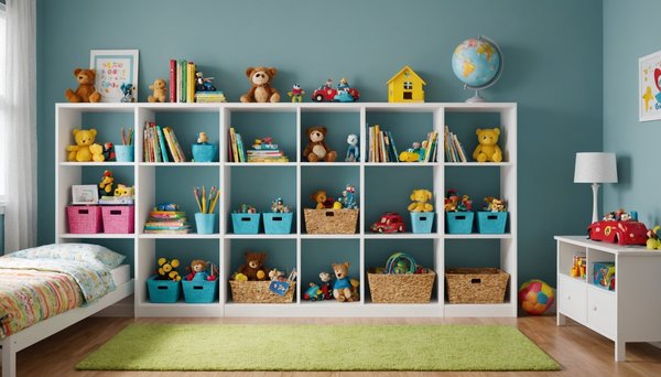 Des étagères pratiques et ludiques pour la chambre d'enfant