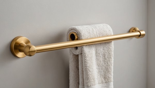 Ajoutez une touche de luxe avec un porte serviette doré