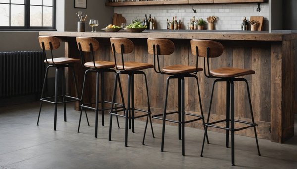 Top 5 chaises de bar industrielles pour un confort contemporain